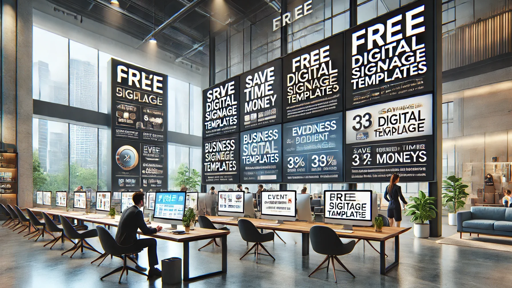 Save Time and Money: Utilize Free Digital Signage Templates for Your Business