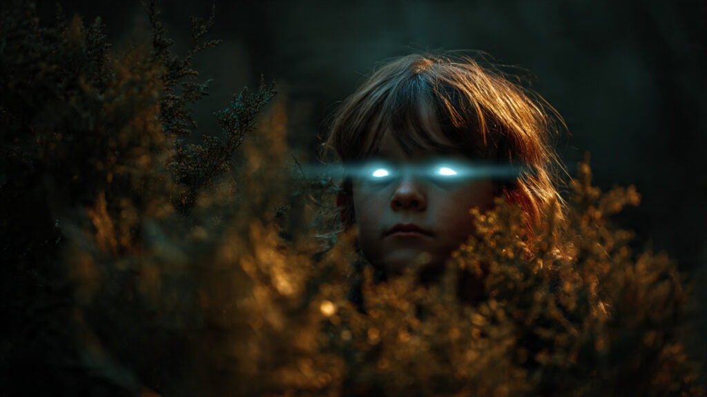 The Child With Glowing Eyes