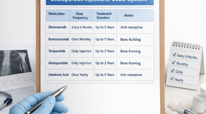 2026’s Newest Osteoporosis Injection Options